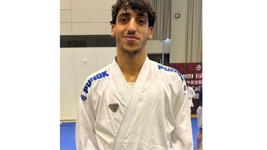 الجعفري يتأهل لنهائي وزنه في الدوري العالمي للكراتيه